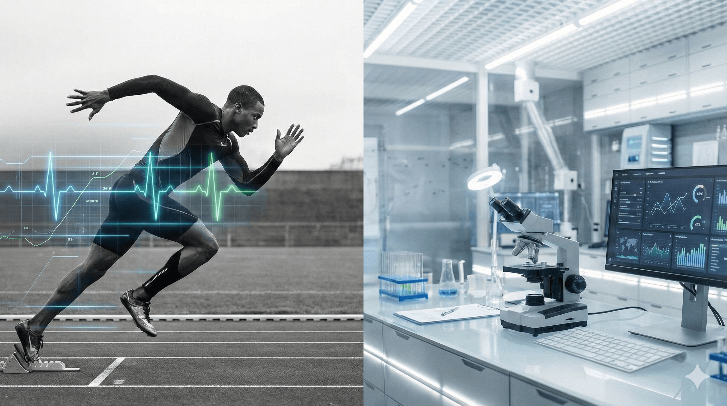 Løper i startposisjon